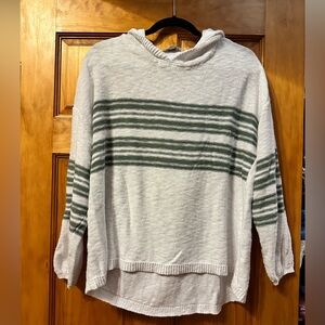 Loft Outlet hooded cotton textured hooded sweater